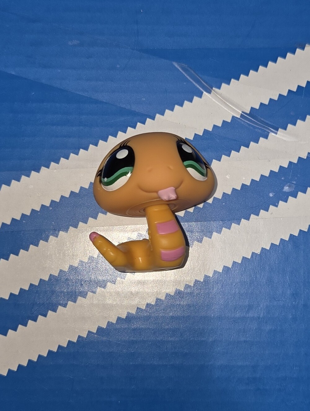 Littlest Pet Shop LPS Orange Snake